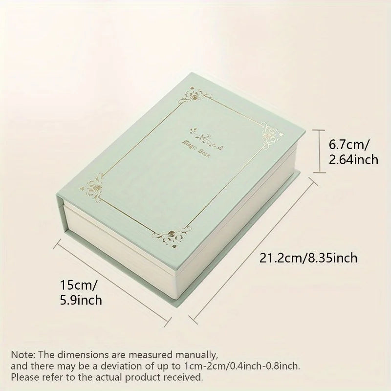 Glamorous Magnetic Jewelry Organizer Chic Diary Shaped Box for Bracelets Necklaces Rings Secure Elegant Storage