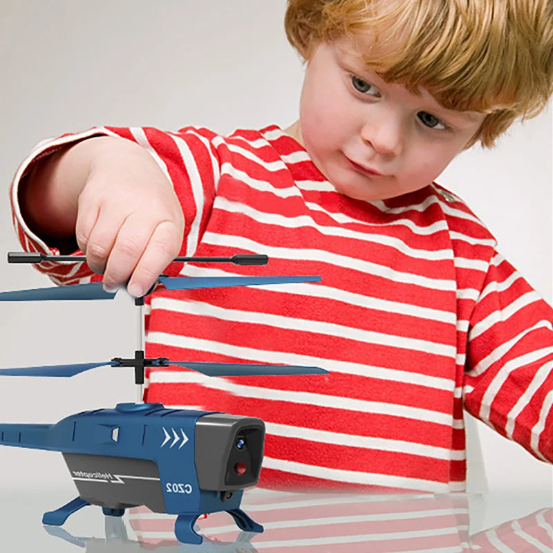 RC Helicopter 2.4Ghz 3.5H Obstacle Avoidance Anti-collision Remote Control Drone Toy Aircraft Kid Plane Indoor Flight Toys Gifts