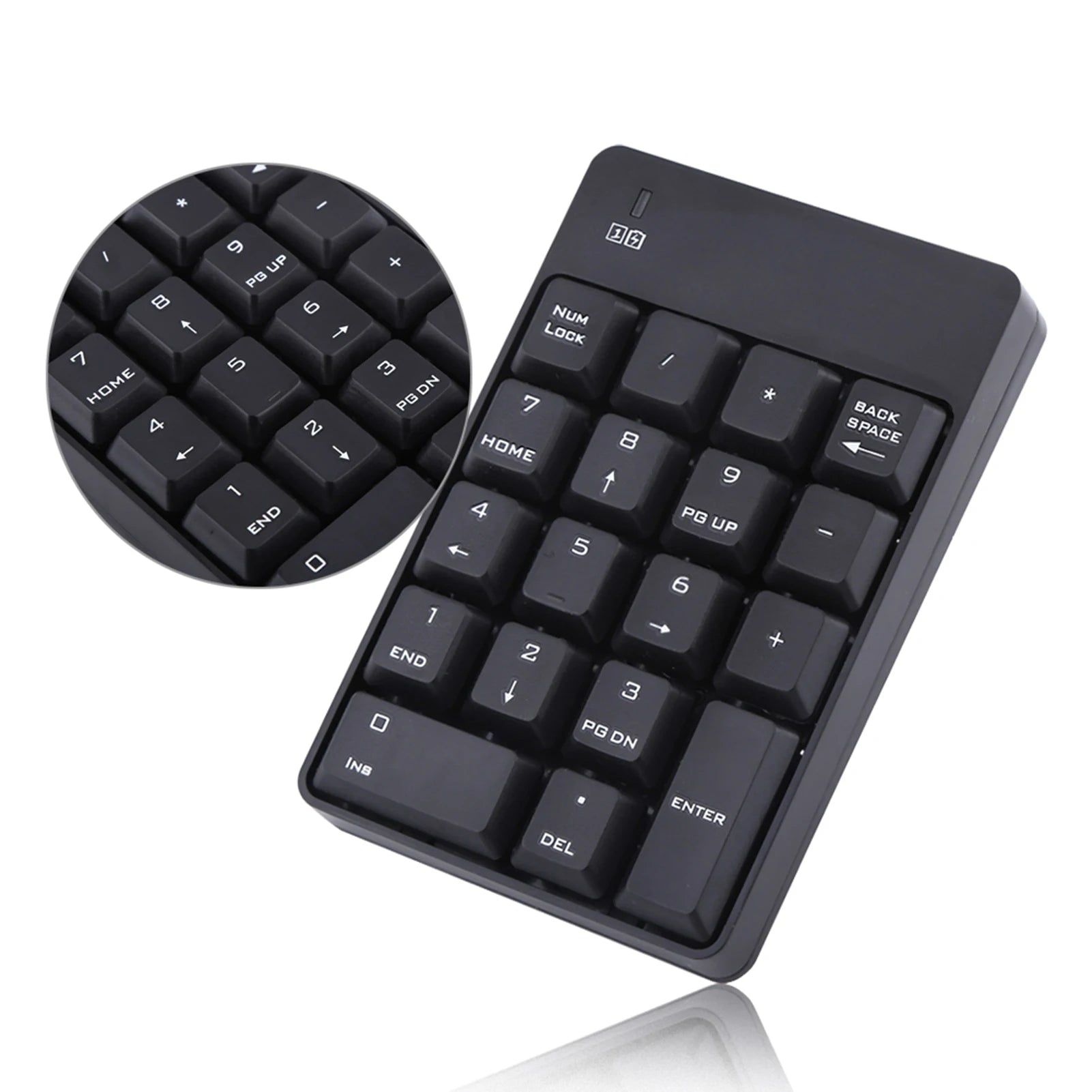 2.4GHz Wireless USB Numeric Computers Keypad Numpad Number 18 Keys Laptop PC Mini Digital Keyboard For Computers Accessories
