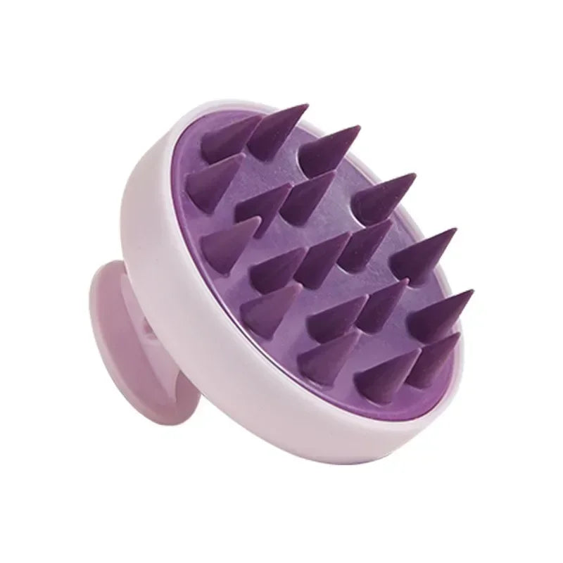 Soft Silicone Scalp Massage Brush  Hair Washing Comb Shower Bath Body Massage Brush Anti-slip Hair Care Cleaning Tool