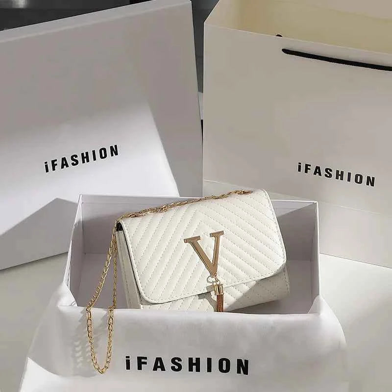 Embroidery Women Crossbody Bag Thread Luxury Handbag Shoulder Bags Brand Sequined Tassel Clutch Small Bag and Purse Party