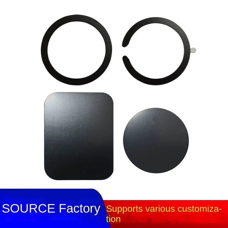 Magnetic Metal Plate For Car Phone Holder Universal Iron Sheet Disk Sticker Mount Mobile Phone Magnet Stand For IPhone