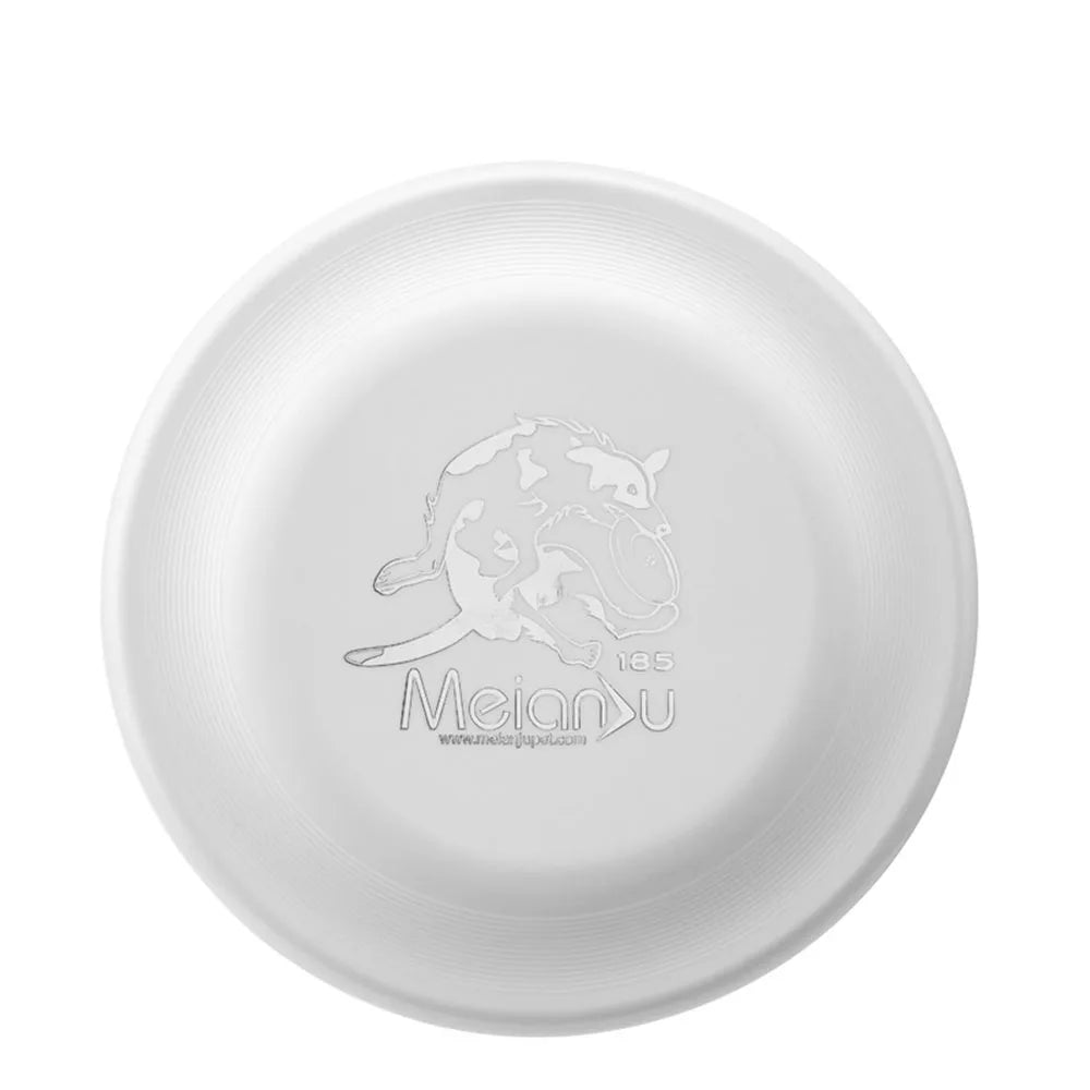 WHITE Color Durable Dog Training Disc Toy – Lightweight, Easy to Catch