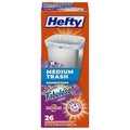 Medium Trash Bags Fabuloso Scent 8 Gallon 26 Count Strong Scent Freshness Durable Polyethylene Clear with Blue Accents