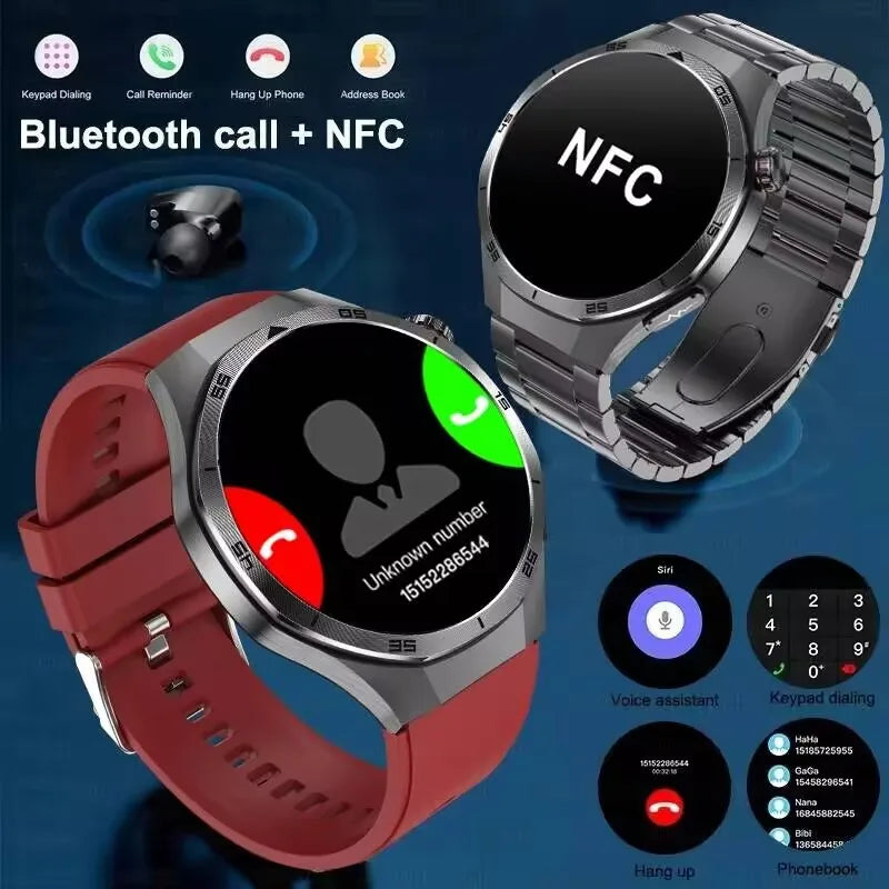 2025 New ECG+PPG Three High treatment Smart Watch Lipids Uric acid Blood pressure Smartwatch Men NFC Sport HD Call Health Clock