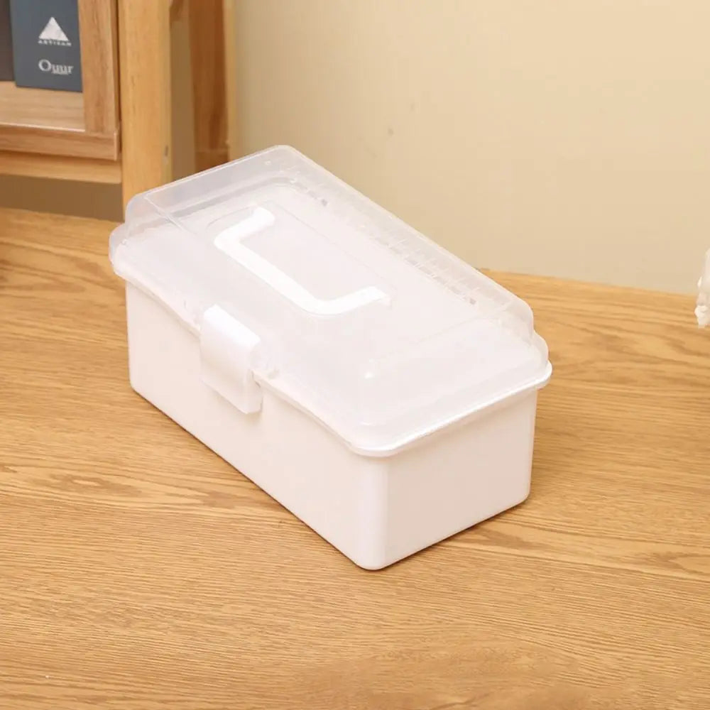 New 2/3 Layers Storage Box Large Capacity Plastic Nail Art Box Multifunctional Portable Jewelry Organizer Small Items