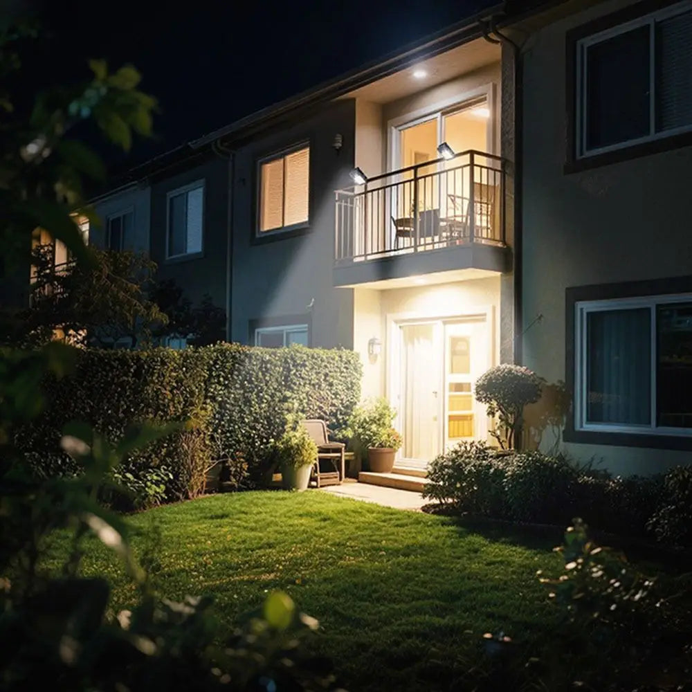 Motion Sensor Solar Garden Lights Solar Powered 3 Modes Solar Clip-on Lamp Waterproof Easy To Install Garden Wall Light