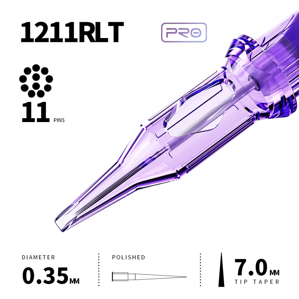 Mast Pro Tattoo Cartridge Needles RL 20 Pcs Disposable Permanent Makeup or Body Art Needles 0.18/0.25/0.30/0.35 Tattoo Supplies