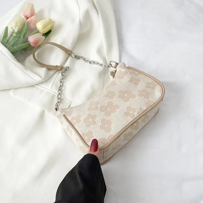 2025 New Fashion Felt Shoulder Bags for Women Small Casual Underarm Bag Female Hand Crossbody Bags for Women Purses and Handbags