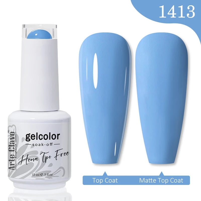 Arte Clavo TPO HEMA FREE Top Quality Discount Price 131 Colors Nail Gel Polish New Formula Nail Gel 15ml Bottle UV Gel Varnish