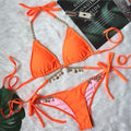 Sexy Bikinis 2026 Women's Solid Color Swimwear Female Swimsuit Swim Wear Bathing Suit Brazilian Bikini Set Beachwear Pool Bather