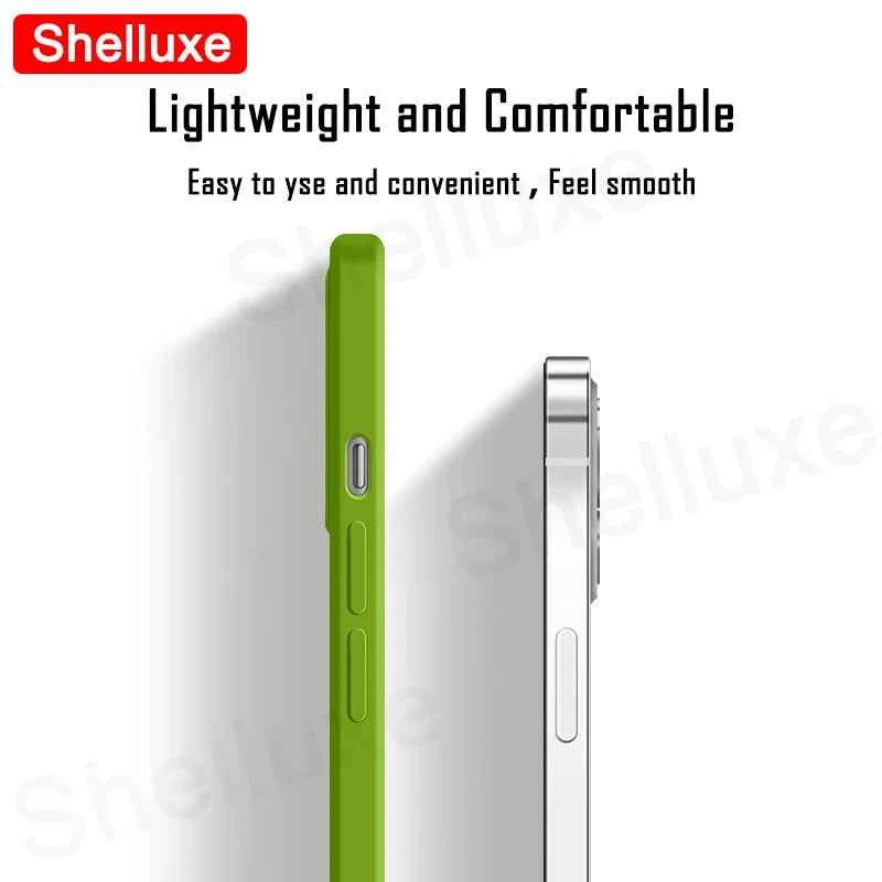 A54 A55 A56 Case Shelluxe Square Liquid Silicone Soft Cases For Samsung Galaxy A56 A55 A54 A52 s A52s A53 Silky Feel Phone Cover
