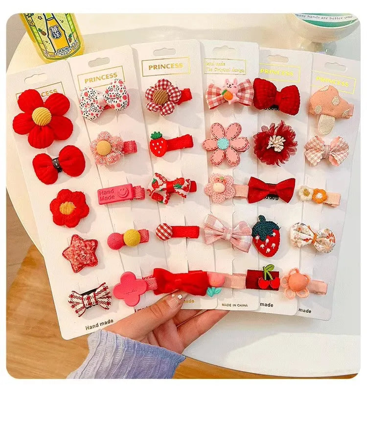 Cute Baby Hair Clip Baby Does Not Hurt Hair Clip Children's Hair Accessories Girls Side Bangs Hair Clip Headdress.