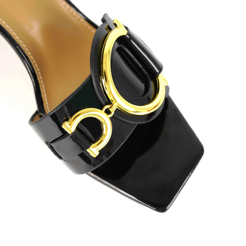 2024 ladies slippers leather open toe fashion ladies high heels luxury party shoes plus size 35-44 outdoor women's shoes