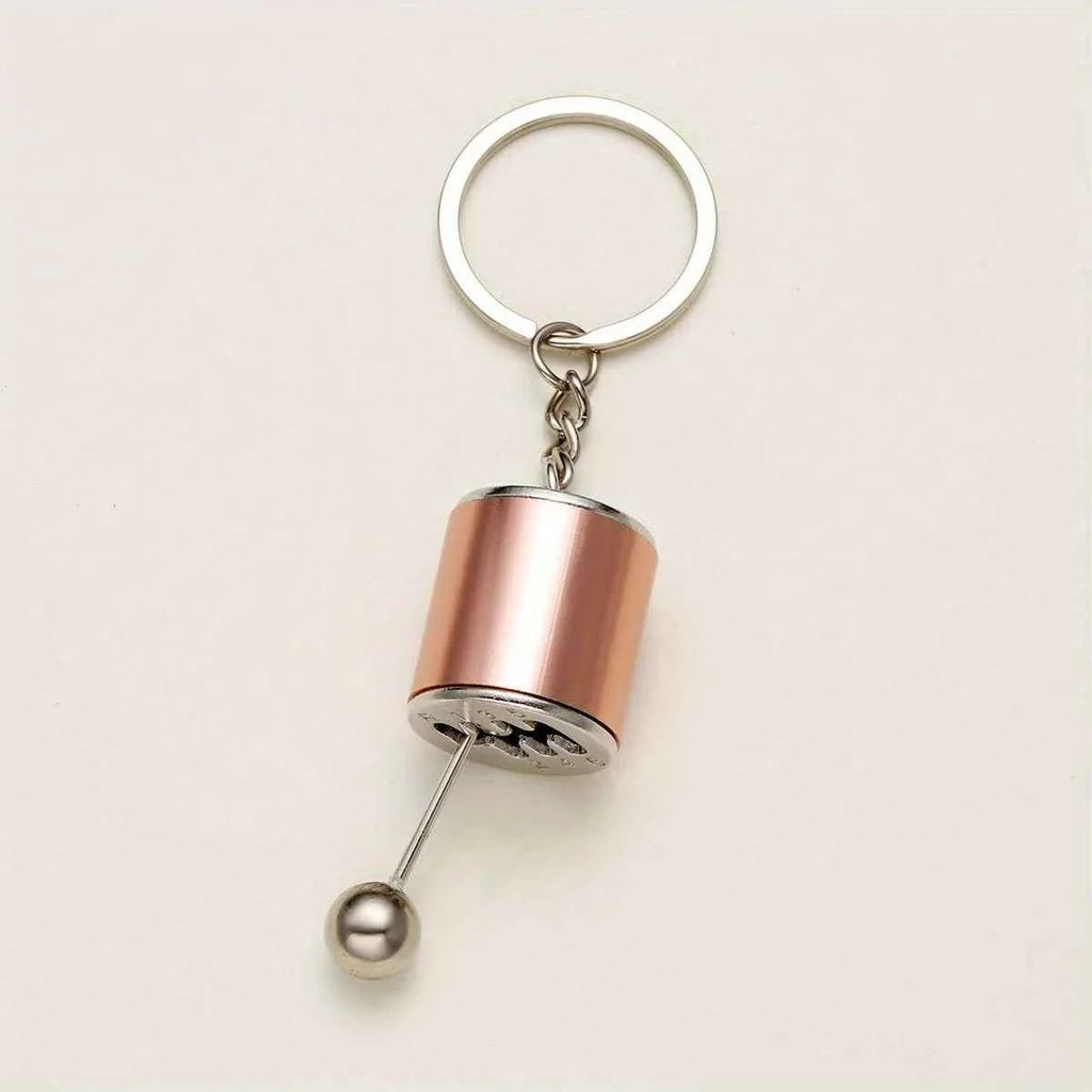 1 piece men's creative car modification shift keychain stress toys desk toy  anti anxiety stress reliever toys