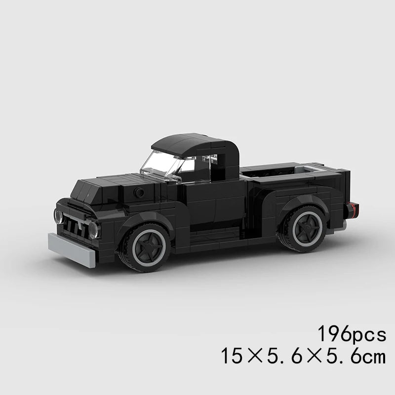 MOC Car Speed RX7 AE86 Chiron R8 Creative Racing Vehicle Model Building Block Super Race brick City Rally Sport Toy Technical
