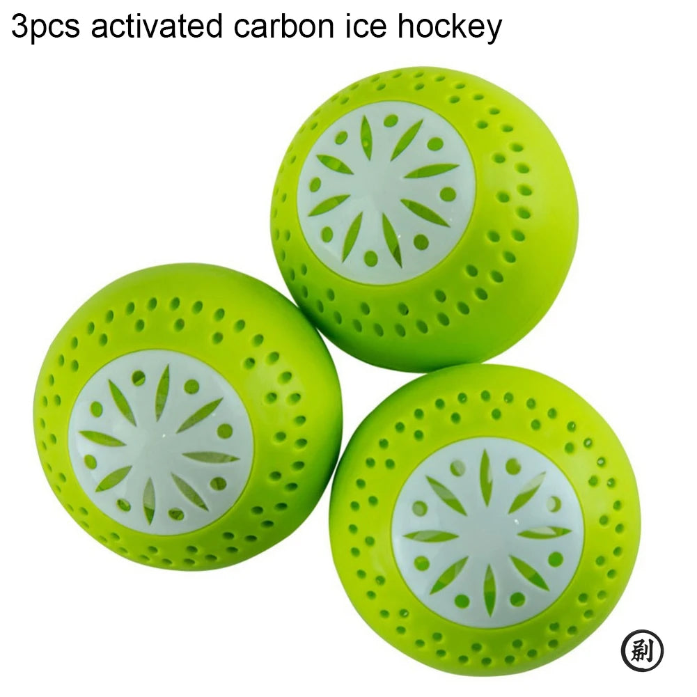 3 Pcs/set Refrigerator Deodorant, Fridge Odor Removal Balls With Active Carbon, Kitchen Tool Household Cleaning Products