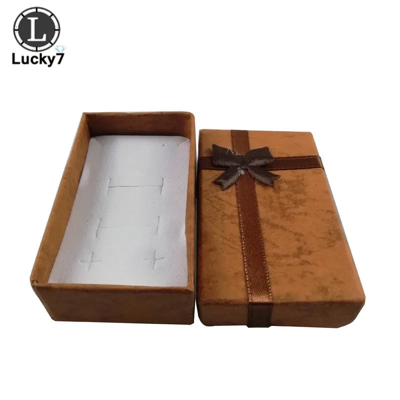 24pcs/Lot Jewelry Sets Display Box For Necklace Earrings Ring 5*8*2.5cm Packaging Shadow Box Jewelry Organizer