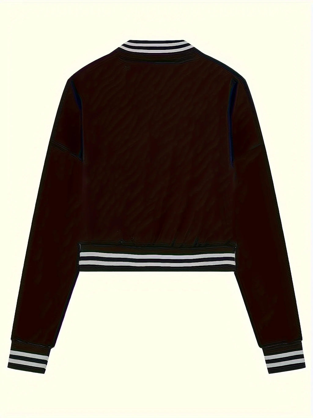 Spring and Autumn European and N Women's Pure Color Jacket Single-breasted Baseball Jacket Jacket