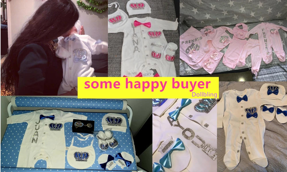 5pcs Newborn Baby Nursery Kids Outfit Clothing Cotton Infant Care Wrapped Baby Products Pants Mittens Receiving Blanket