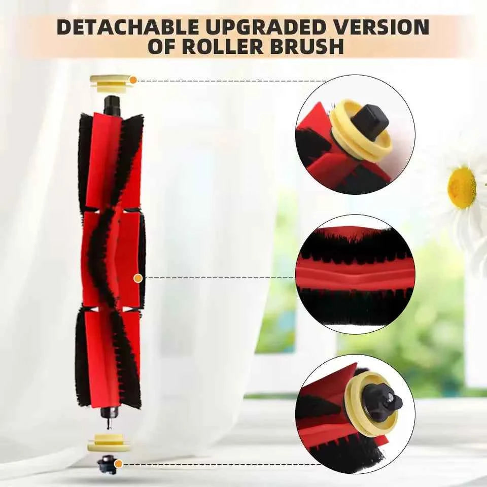 Compatible For ( Roborock S5, S5 Max, S6 MaxV, S6 Pure, E4, E5, S51, S52, S55 ) Roller  Brush 1S, SDJQR01RR SDJQR02RR SDJQR03RR