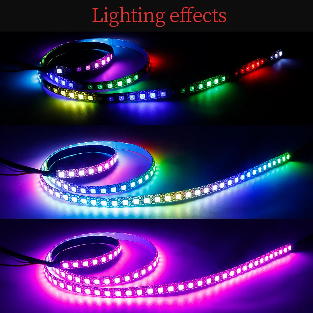 1-5M 144Leds/m WS2812B WS2813 WS2815 Led Strips 5050RGB Programmable Colored Running Flowing Led Strip Lights Led Ribbon DC5-12v