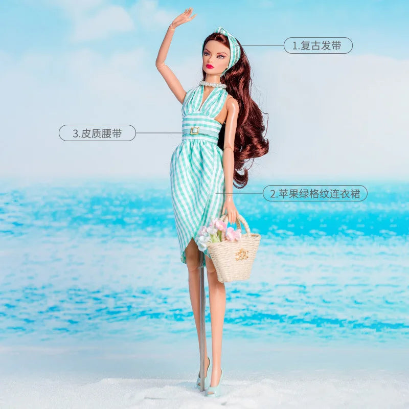 2026 New Xianxian Doll Clothes Set High-end Wear Suit Coat Top Skirt Princess Exquisite Makeup Dress Up Toys Doll Accessories