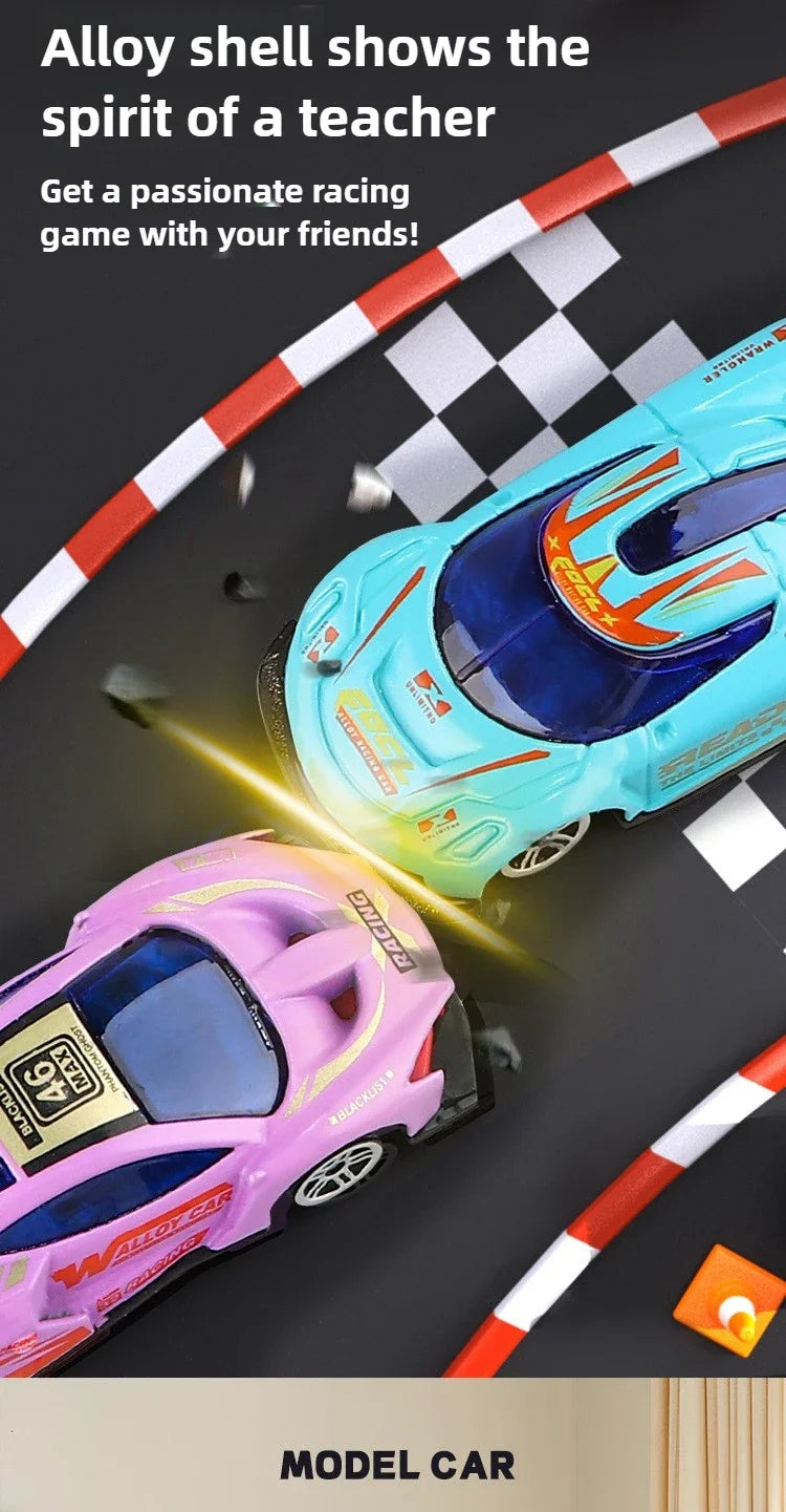 1:64 Temperature Sensitive Color Changing Magic Car Inertia Pull Back Alloy Racing Cars Crash-Resistant Toys Boy Birthday Gift