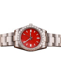 New Round Shape White Gold Diamond Watch for Wedding and Party wear For Men's Quartz Watch Available at Affordable Price