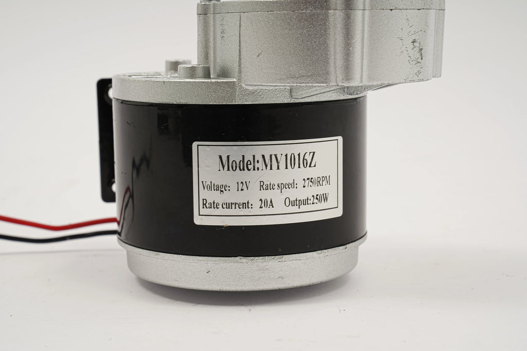250W 12V Brushed DC Gear Reduction Motor Geared Speed Reducer Motor 2750RPM Electric Motor for E-bikes Scooters Electric Vehicle