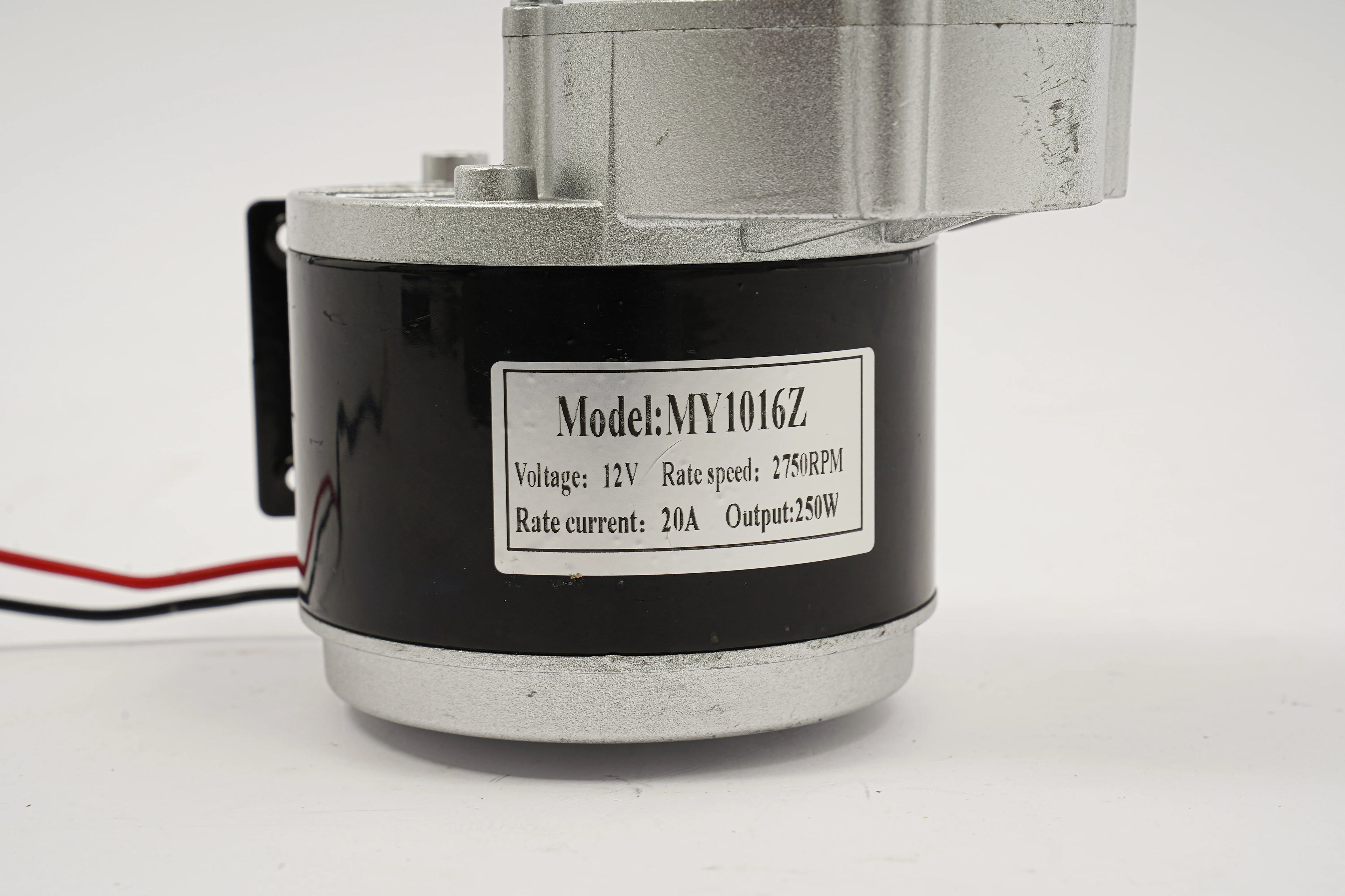 250W 12V Brushed DC Gear Reduction Motor Geared Speed Reducer Motor 2750RPM Electric Motor for E-bikes Scooters Electric Vehicle