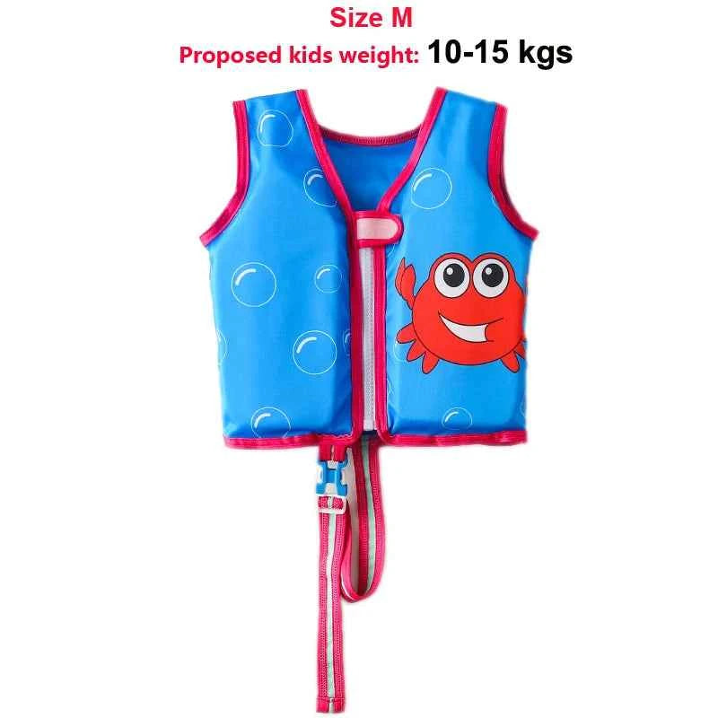 Baby Swim Buoyant Vest Kids Learn Swimming Child Swim Trainer Boy Girl Cute Float Swimsuit Swimming Pool Accessories