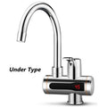 DMWD Tankless Electric Hot Water Heater Universal Hose Faucet Kitchen Instant Heating Tap Water Heater LED Temperature Display