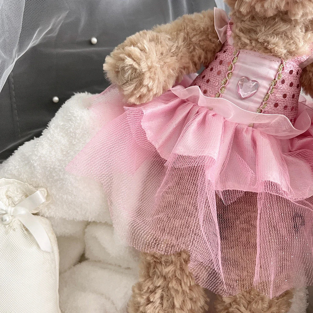 sweet Teddy Bear Stuffed Animal with Ballet dress Plush Toys plush Soft doll toys for kids girl Birthday Christmas gifts