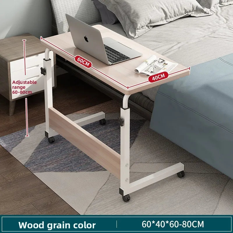 Computer desk Bedside table Mobile lifting small table Household small laptop holder with wheels