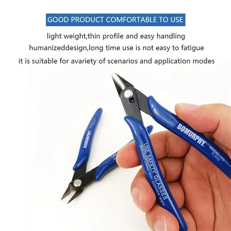 Hand Tools Universal Pliers Multi Functional Tools Electrical Wire Cable Cutters Cutting Side Snips Flush Electronic Pliers