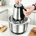 Hot Sale 5L Stainless Steel Electric Food Grinder EU Standard Multifunctional Meat Vegetable Chopper Household Kitchen Processor