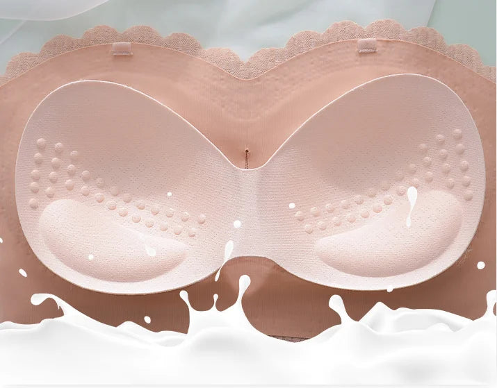 Sexy Invisible Bra Tube Tops Strapless Bras Seamless Bralette Wireless Wedding Brassiere Push Up Underwear Women Lingerie