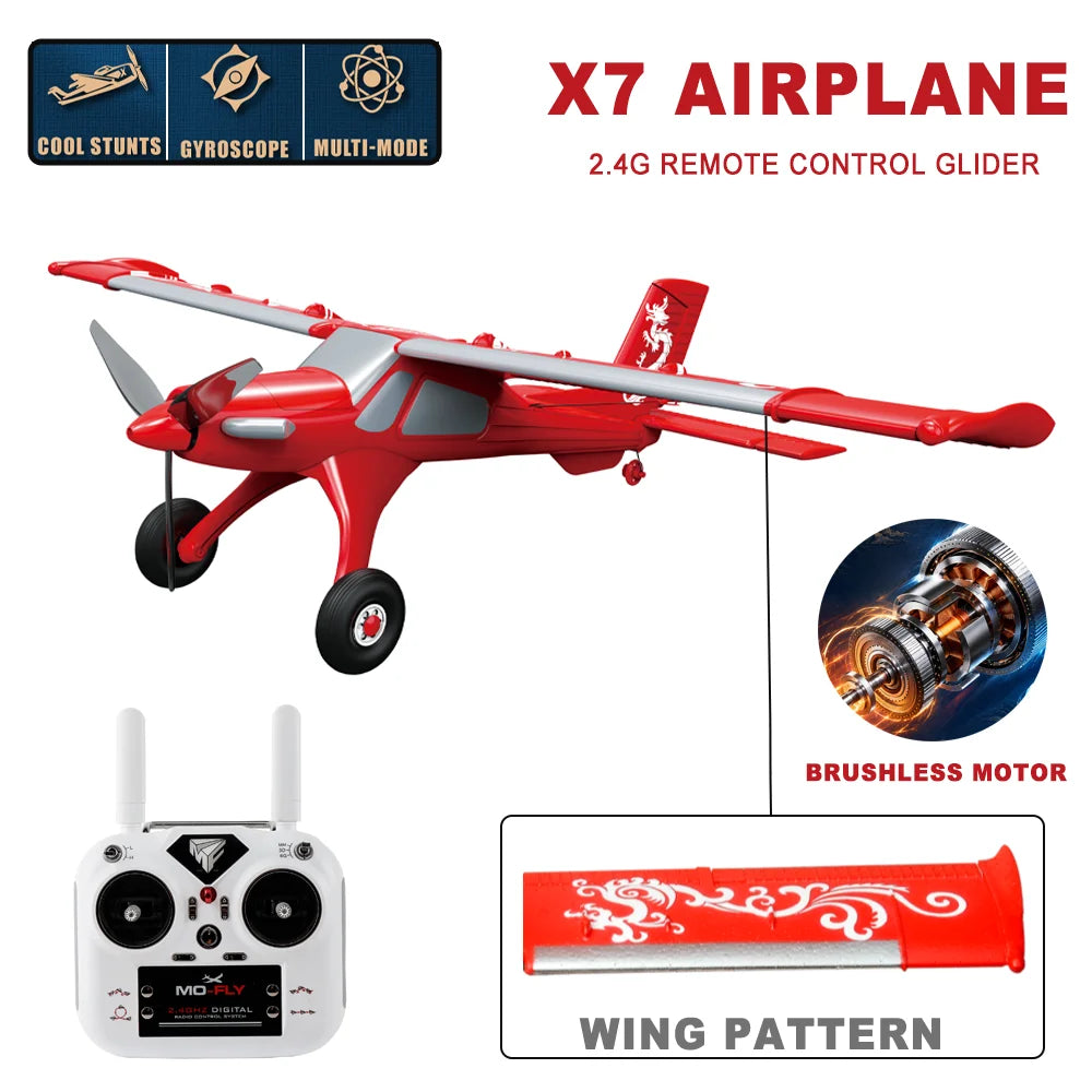 EPP RC Glider Airplane 510 mm – Brushless Motor & Gyro