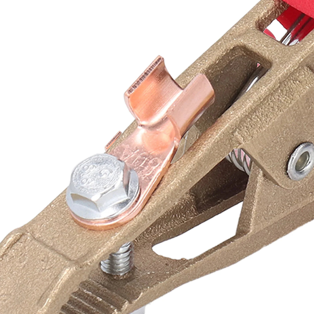 260A Earth Cable Clamp A Shape Earth Wire Clamp Brass Grounding Work Clamp Electric Argon Arc Welding Pliers 260A Welding Pliers
