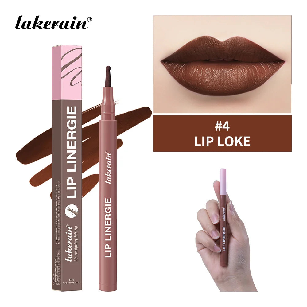 Color 4 Color 2-in-1 Lip Contour Stain Pen – Long-Lasting & Waterproof