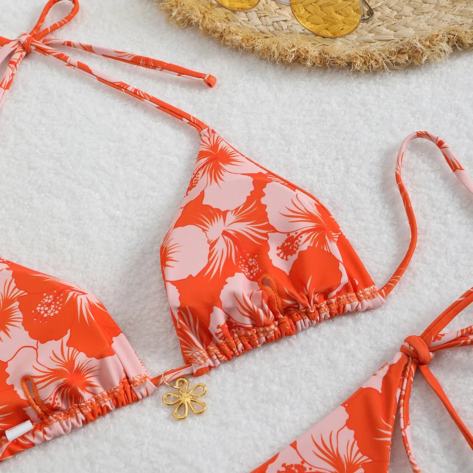 Sexy Micro Bikini Women's Swimsuit 2026 Trend Female Swimwear Two-piece Thong Bikinis Sets Beach Wear Swimming for Bathing Suit