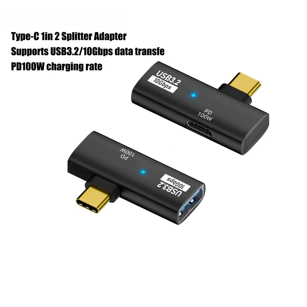 USB C Headphone and Charger Adapter 1 in 2 out Type C Audio Adapter with PD100W Fast Charging USB C Splitter for Iphone 15/16