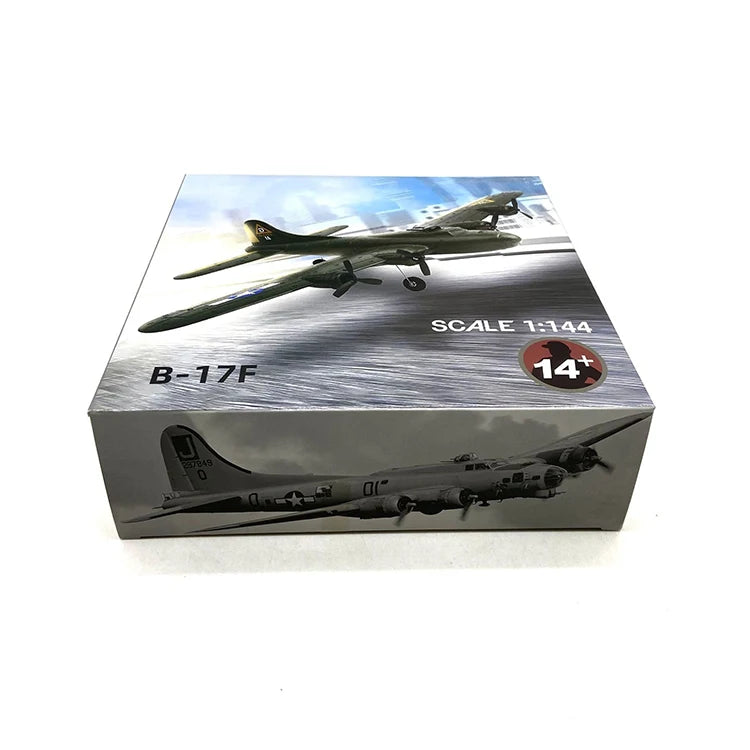 JASON TUTU 1/144 Scale American Boeing Flying Fortress B-17 Model Aircraft Adult Children Toys for Display Show