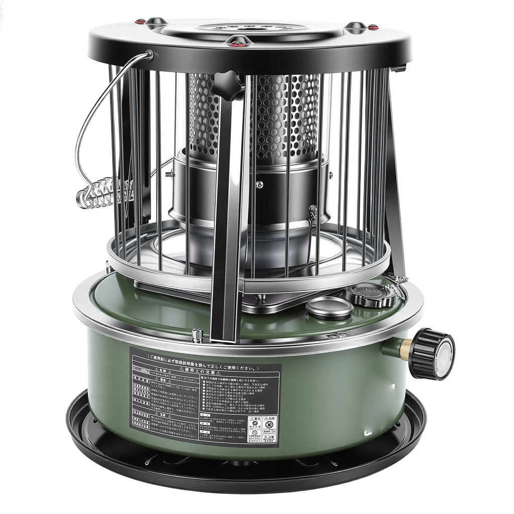 Kerosene Heater Adjustable Height Non Electric Portable 2 in 1 Stove Heater for Camping Garage Adjustable Height Kerosene Heater