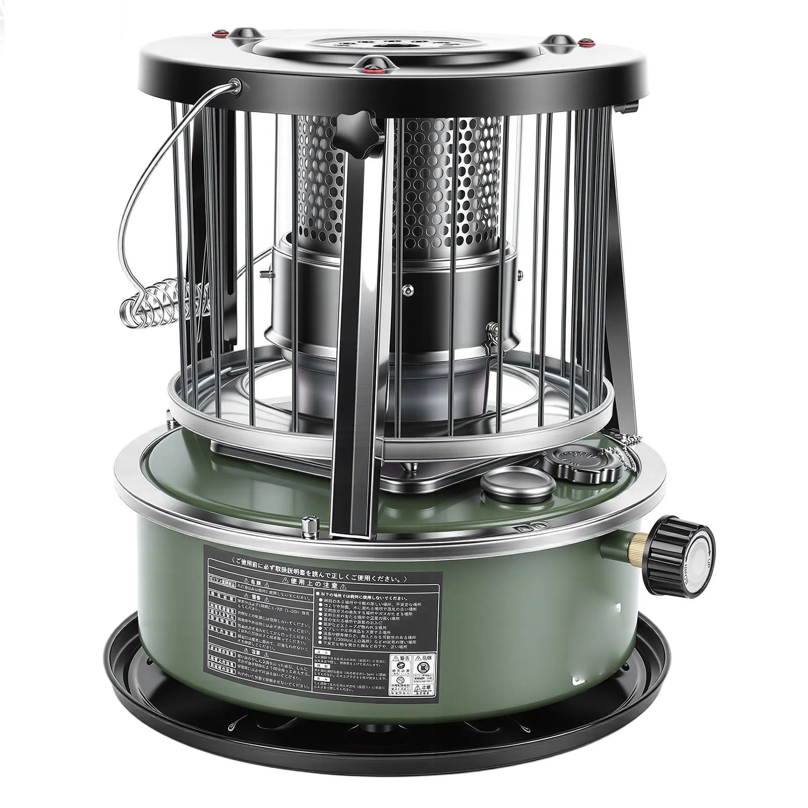 Kerosene Heater Adjustable Height Non Electric Portable 2 in 1 Stove Heater for Camping Garage Adjustable Height Kerosene Heater