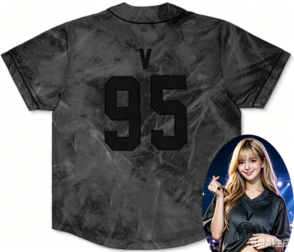2026 Men Women KPOP #97 V-neck T-shirt Personalize Print Teen Daily Sports Jersey Suitable for Street Dance Family Matching Kids