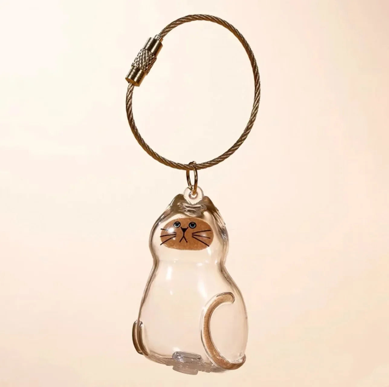 Pet Hair Memorial Keepsake Box & Bottle - Transparent Storage Container for Cat Fur, DIY Decor Gift for Pet Lovers Home Display