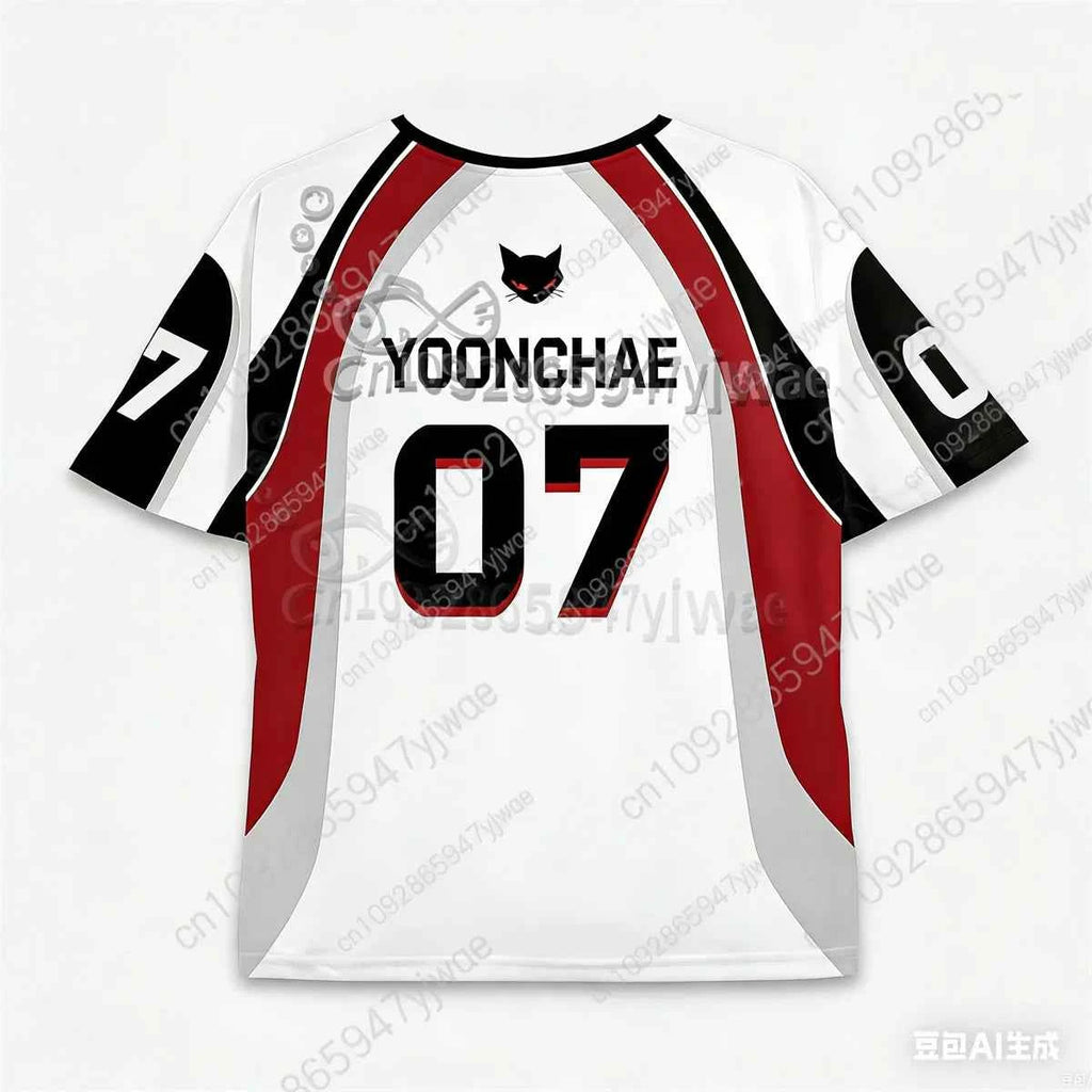 KATSEYE Concert Unisex Jersey Loose And Fashionable Streetwear Fans Tee Choose Members Summer Men'S And Women'S T-Shirts