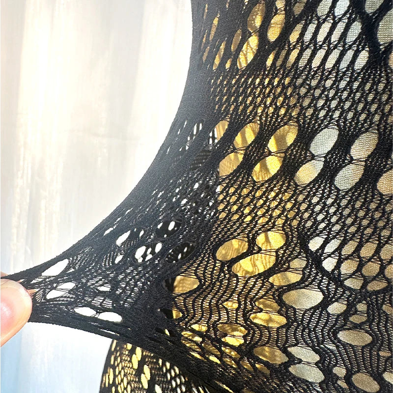 Sexy Cover Up Hollow Out Fishnet Dress without Bikini Summer Holiday DSH698